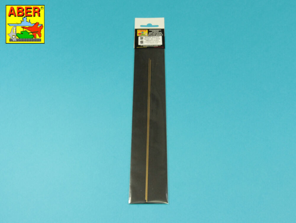 Brass square rods 1,0mm length 245mm x2 pcs.