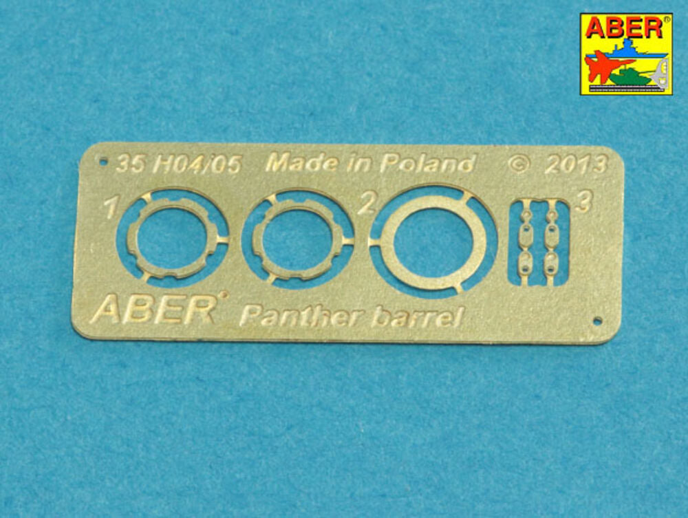 7,5 cm barrel with muzzle brake for Panther Ausf.A