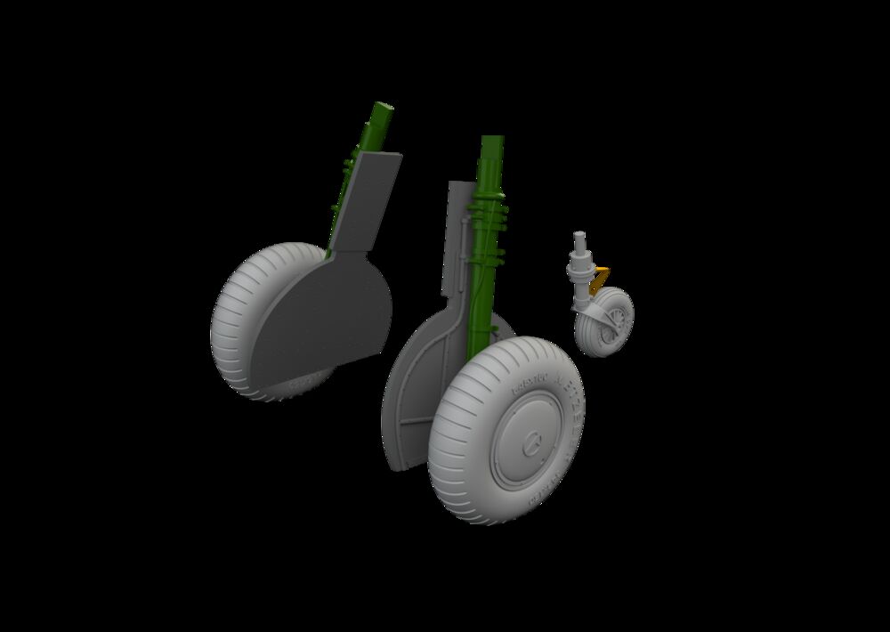 Bf 108 wheels EDUARD