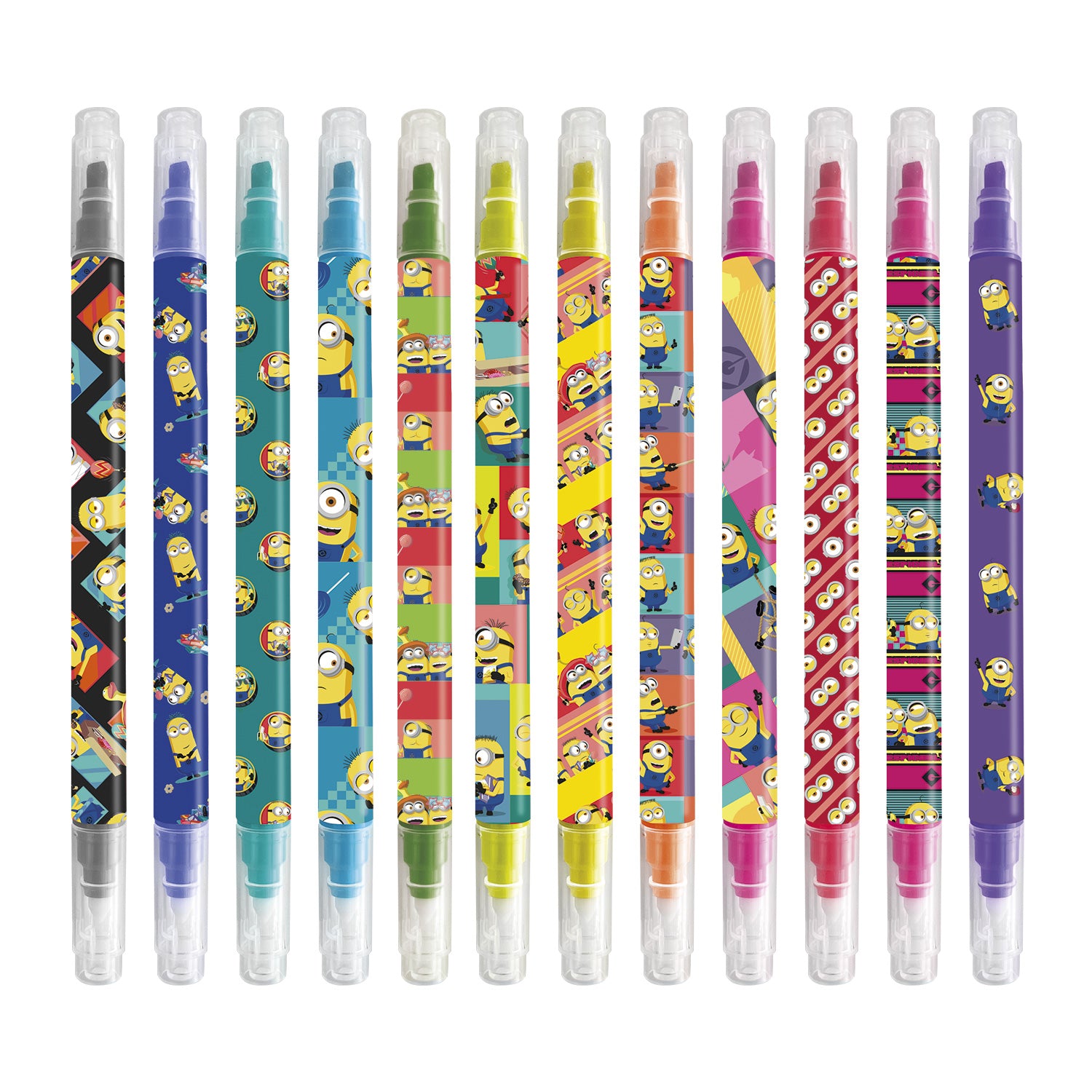 MINIONS - Set of 12 Eraseable Markers