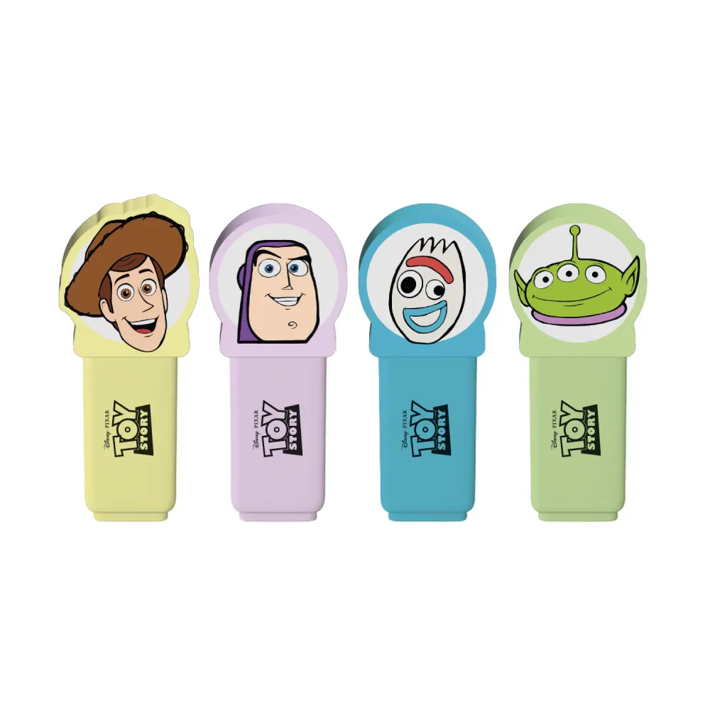 TOY STORY - Characters - Pack of 4 mini Highlighters