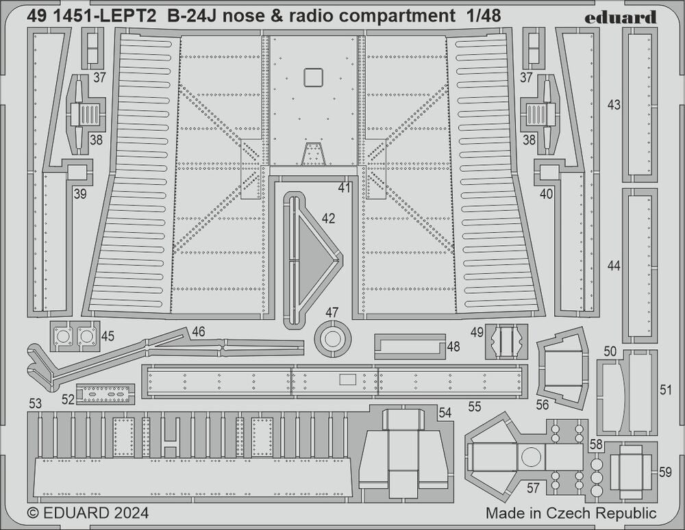 B-24J PART I HOBBY BOSS