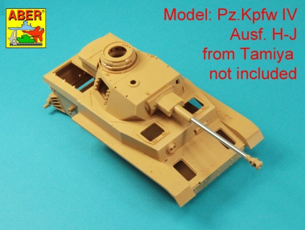 Barrel 75mm 40 L/48 for Pz IVG, H, J without muzzle brake (Tamiya)
