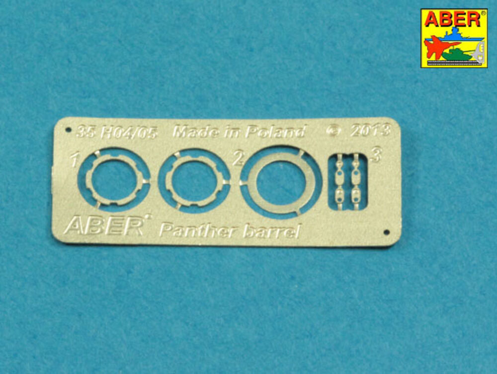 7,5 cm barrel with muzzle brake for Panther Ausf.G
