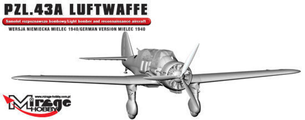 PZL.43A Luftwaffe Germ.Vers. MIELEC 1940