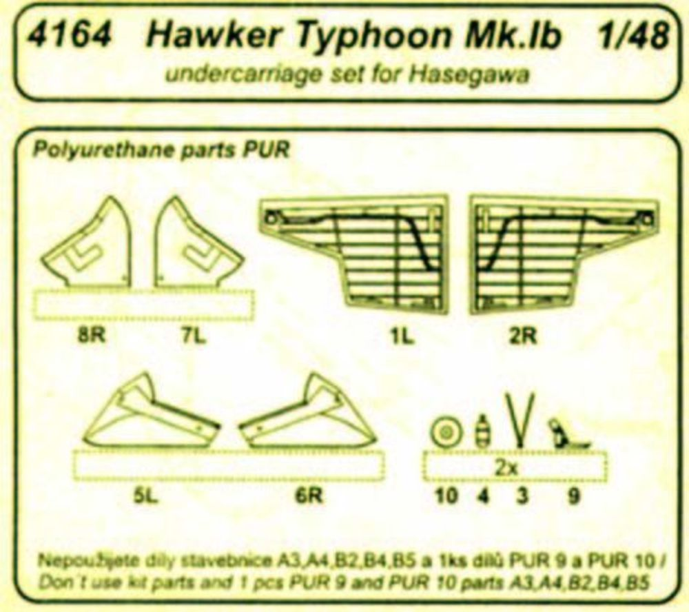 Hawker Typhoon Mk.Ib-Undercarriage