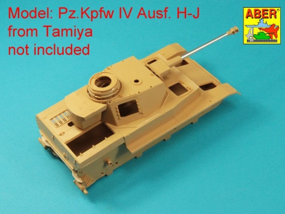 Barrel 75mm 40 L/48 for Pz IVG, H, J without muzzle brake (Tamiya)