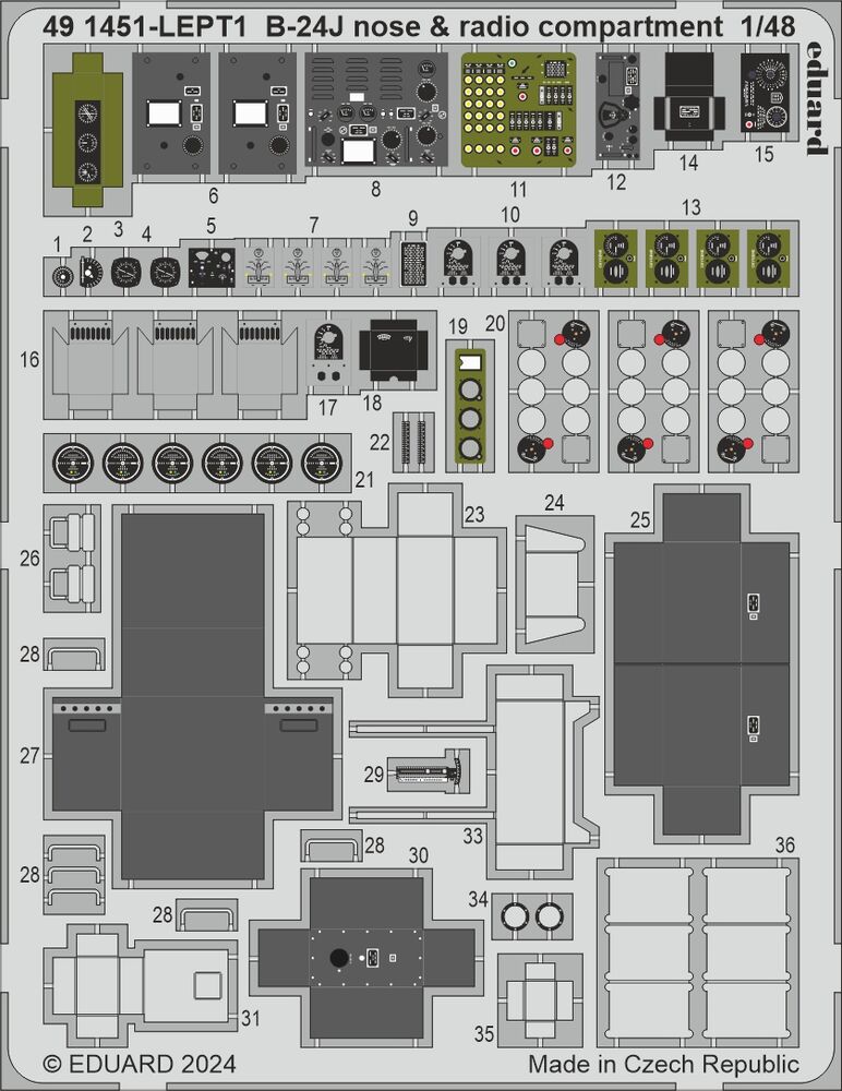 B-24J PART I HOBBY BOSS