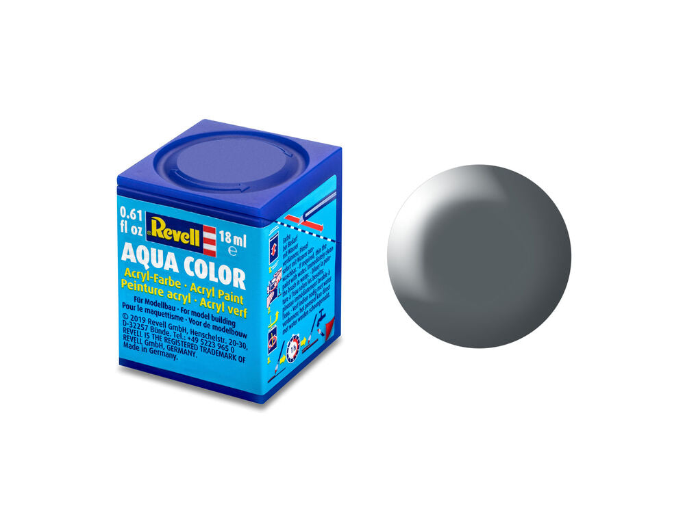 Aqua dunkelgrau, seidenmatt