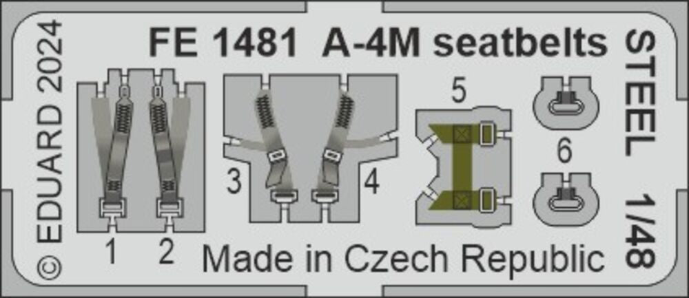 A-4M seatbelts STEEL MAGIC FACTORY