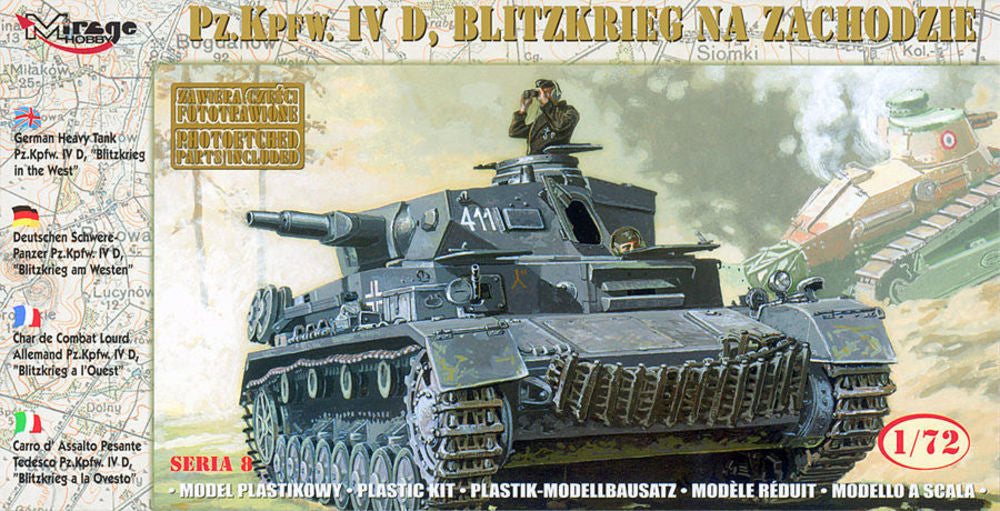German Tank Pz.Kpfw. IVD BLITZKRIEG in the WEST