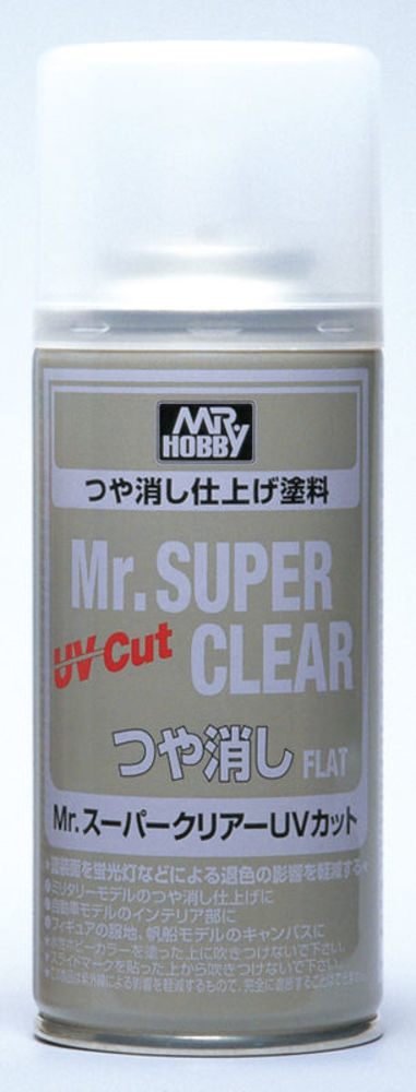 Mr Hobby Mr. Super Clear UV Cut Flat Spray (170 ml)