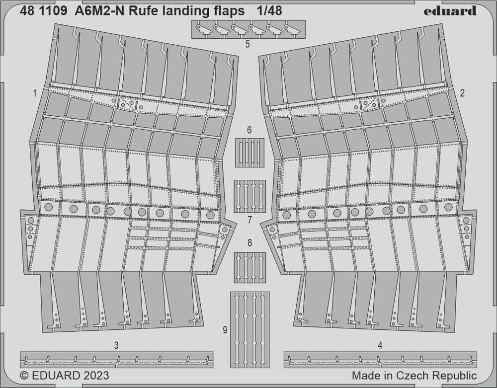 A6M2-N Rufe landing flaps 1/48 EDUARD