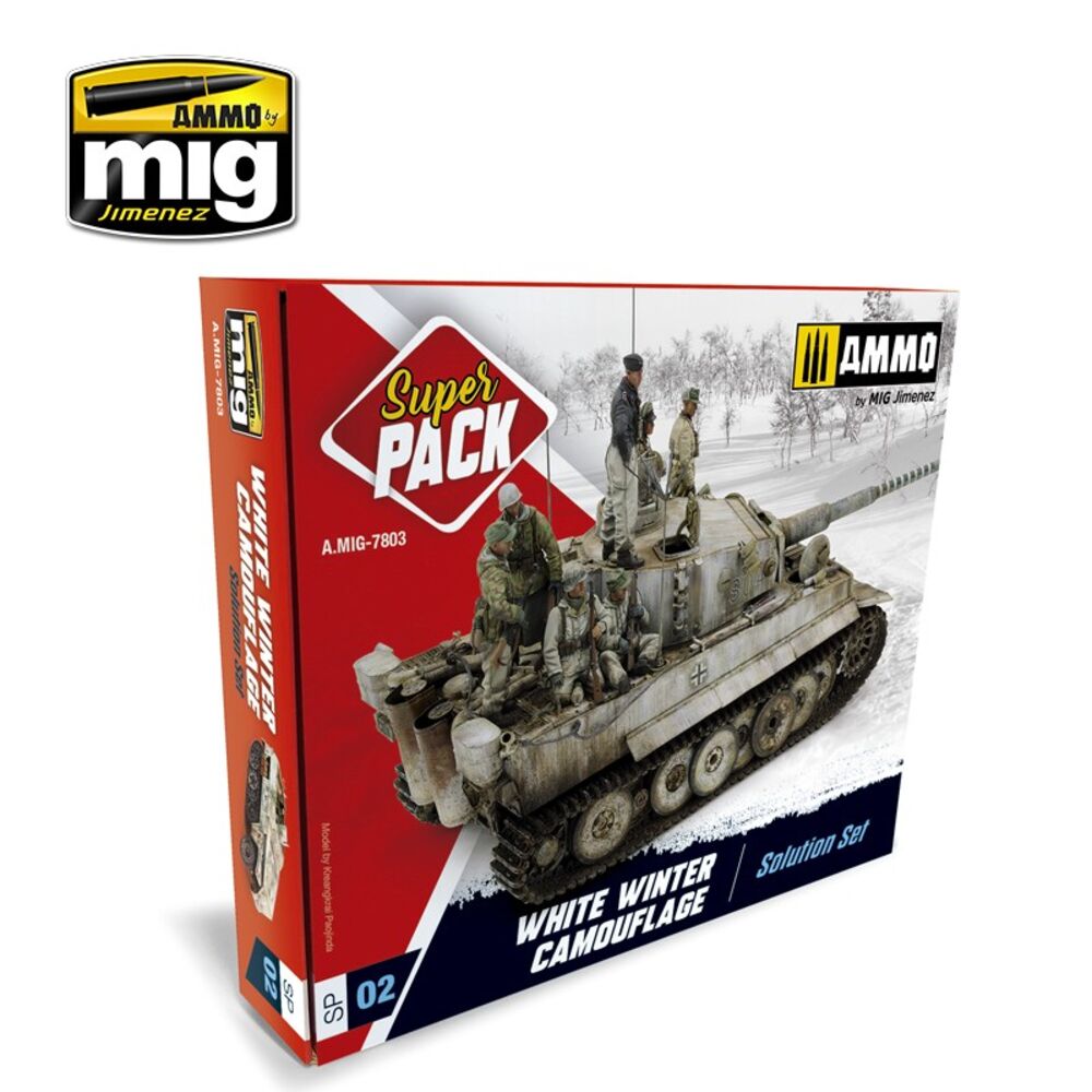 SUPER PACK White Winter Camouflage