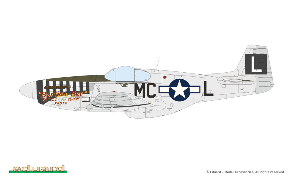 P-51B/C Mustang w/ dorsal fin EDUARD-PROFIPACK