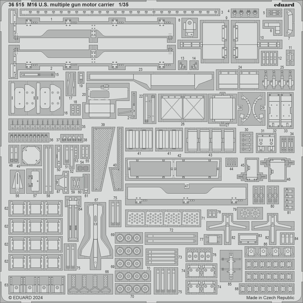 M16 U.S. multiple gun motor carrier 1/35 TAMIYA