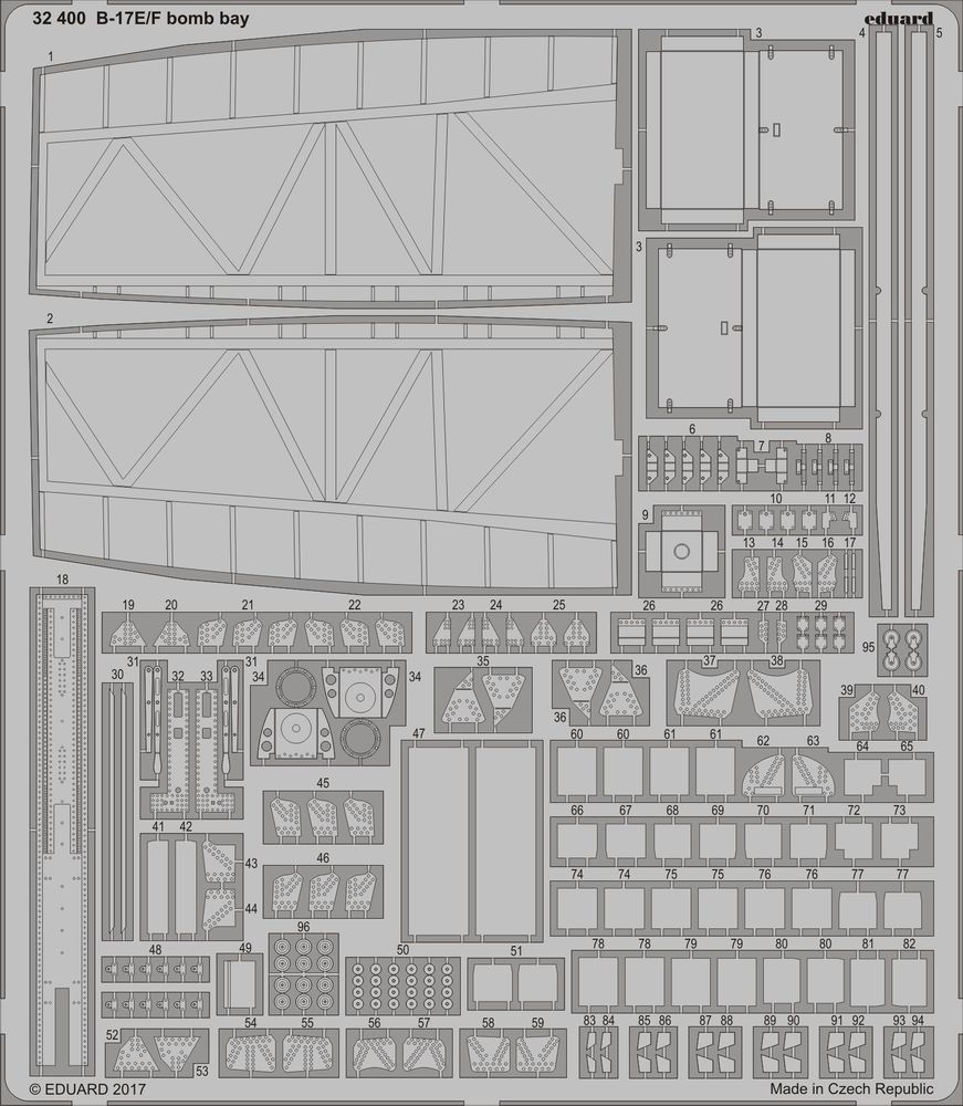 B-17E/F bomb bay for HKM