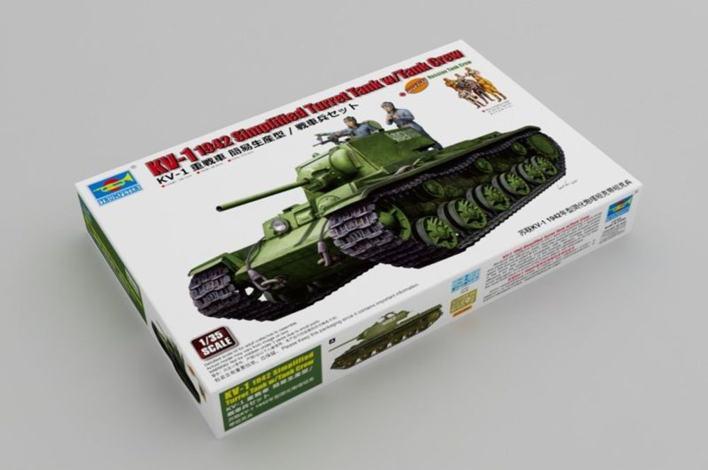 KV-1 1942 Simplified Turret Tank w/Tank Crew