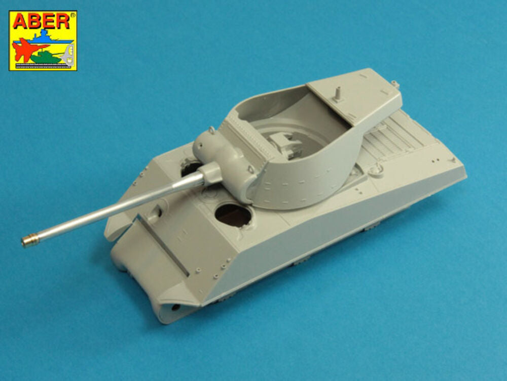 U.S 90 mm M3 barrel with thread protector for tank destroyer M36B1