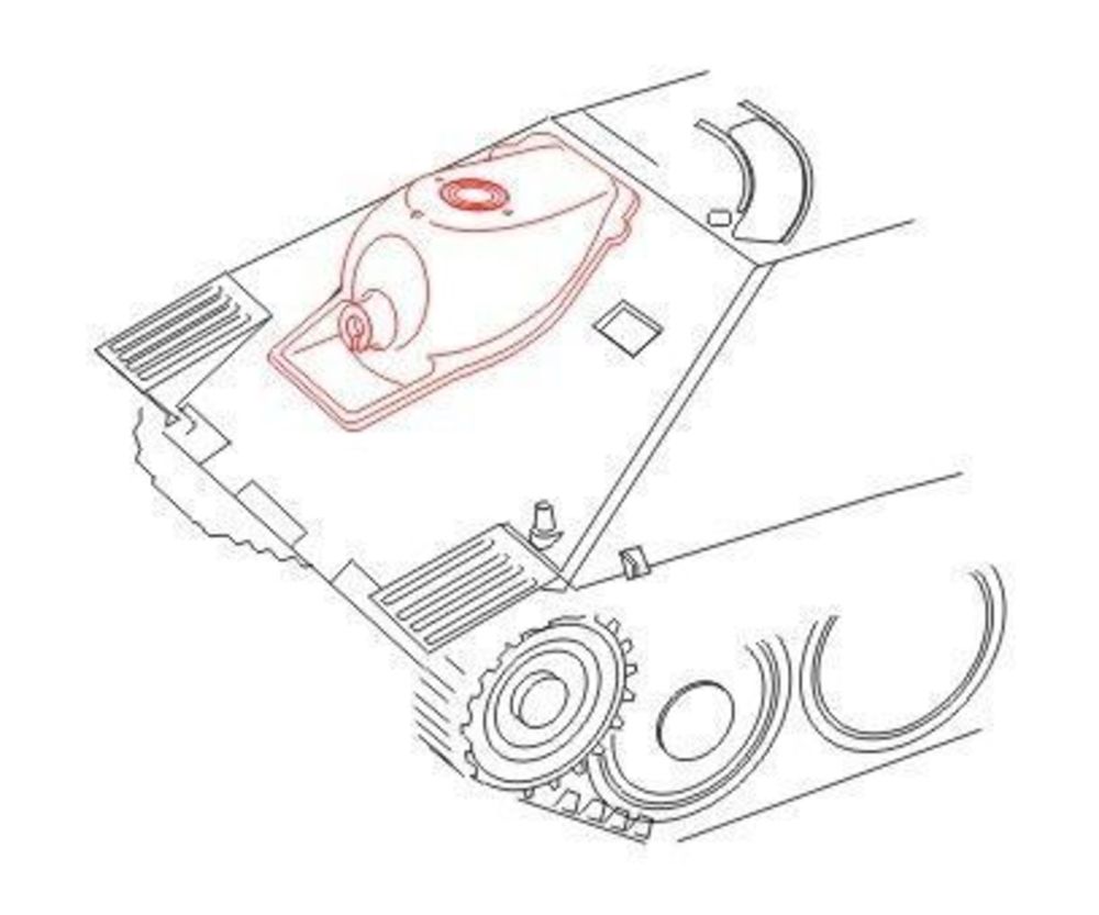 Jagdpanzer 38 Hetzer Gun Mantlet First Type Production f��r Tamiya Bausatz