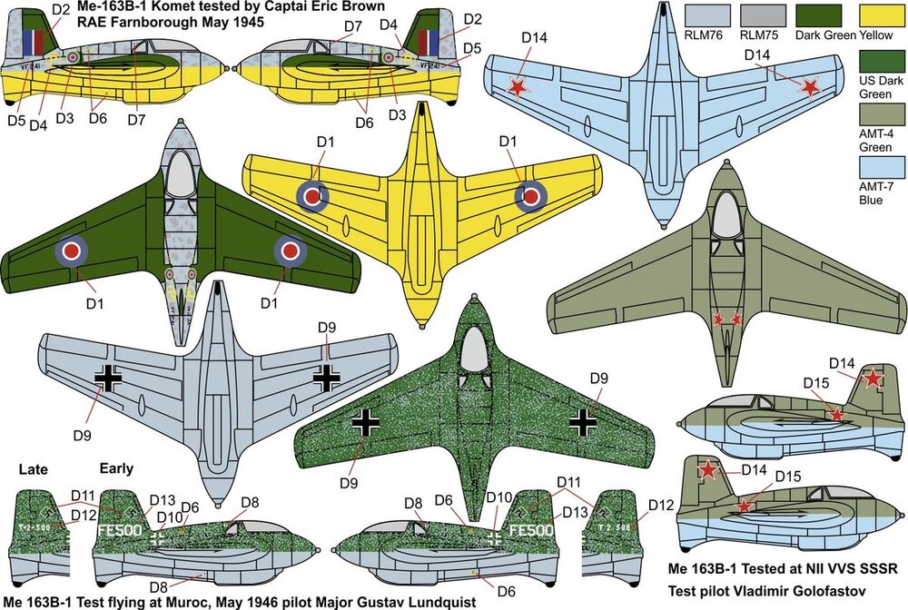 Me-163B KOMET War prizes���