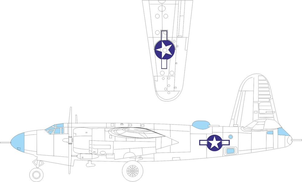 B-26B Marauder national insignia ICM