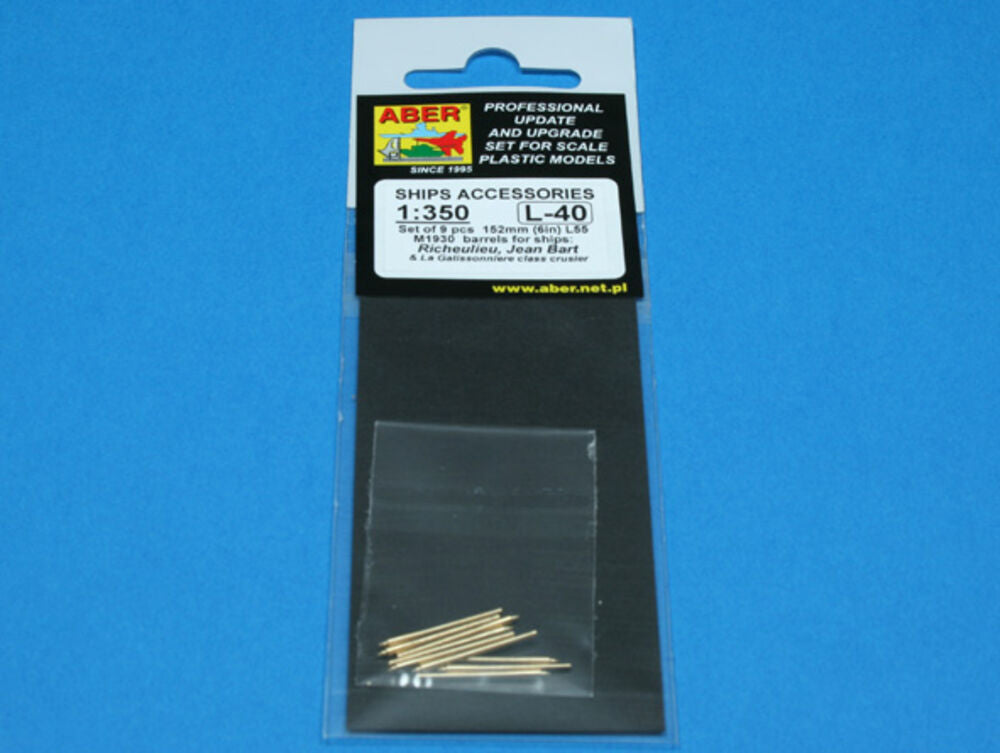 9 pcs 152 mm barrels for Richeulieu