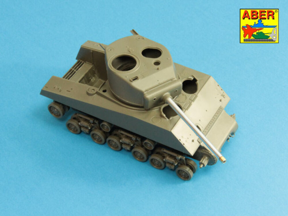 76 mm barrel with protector for Sherman M4