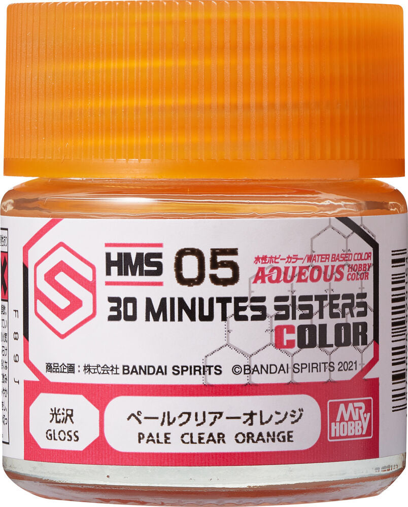 Mr Hobby -Gunze Aqueous Hobby Colors (10 ml) 30 MINUTES SISTERS Pale Clear Orange
