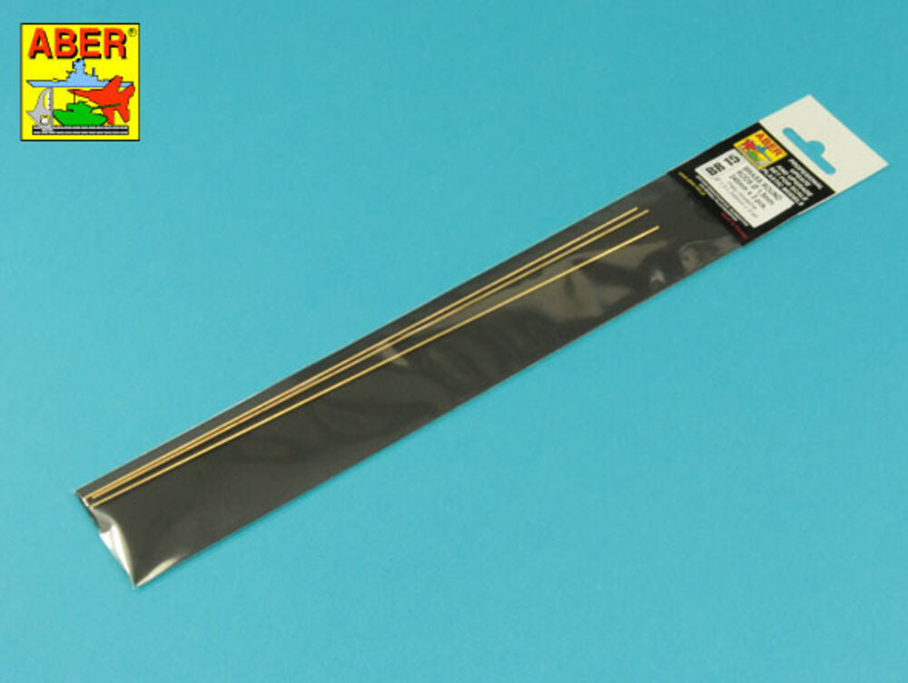Brass round rods ? 1,5mm length 245mm x 3 pcs.