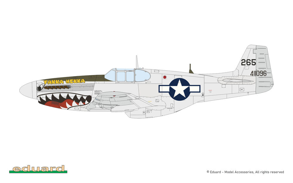 P-51B/C Mustang w/ dorsal fin EDUARD-PROFIPACK