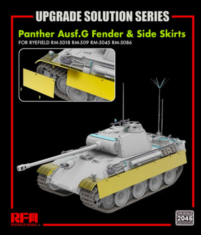 Panther Ausf.G Fender & Side Skirts for 5018 5019 5045 5089