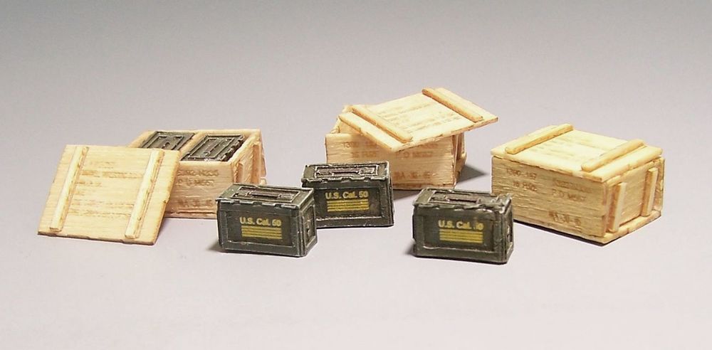 US wooden ammunition boxes - Vietnam