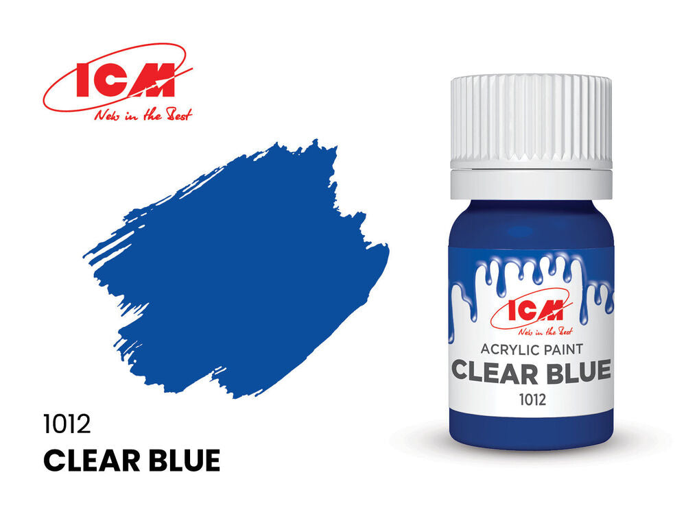 CLEAR COLORS Clear Blue bottle 12 ml