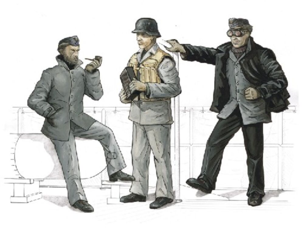 S-100 Crew for AA gun 3,7cm f��r Schnellboot S-100