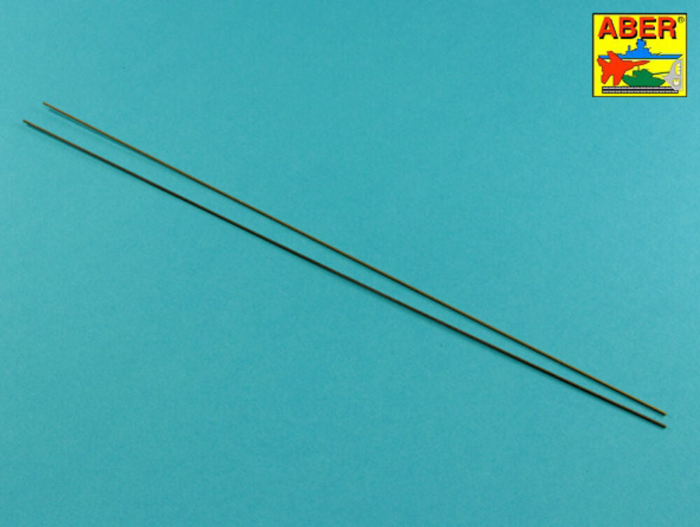 Brass hexagonal rods 1,0mm length 245mm x2 pcs.