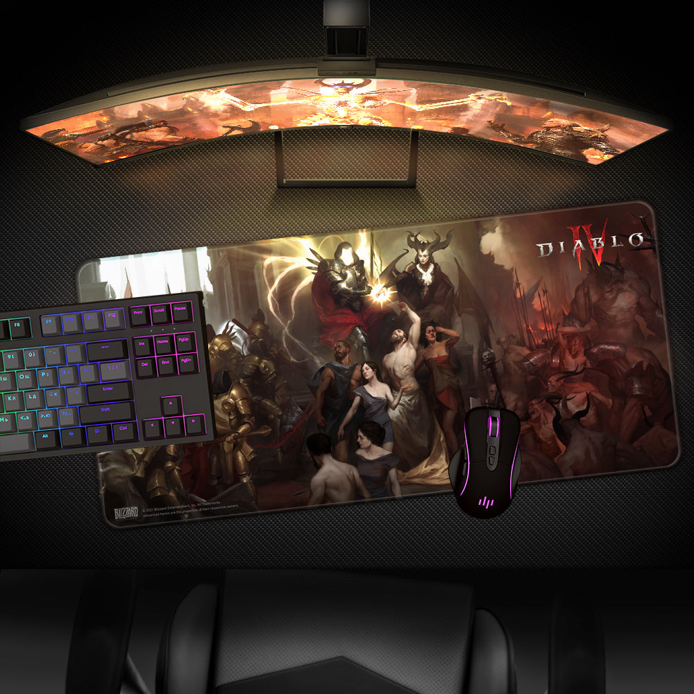 Diablo IV - Inarius and Lilith Mousepad, XL