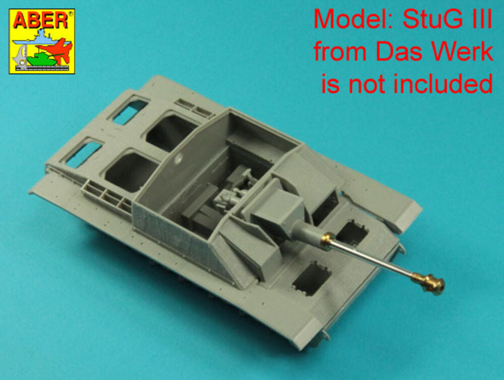 German StuK.40 L/48 7,5 cm Barrel with late muzzle brake for Stug.III, Ausf G late & Stug.IV early