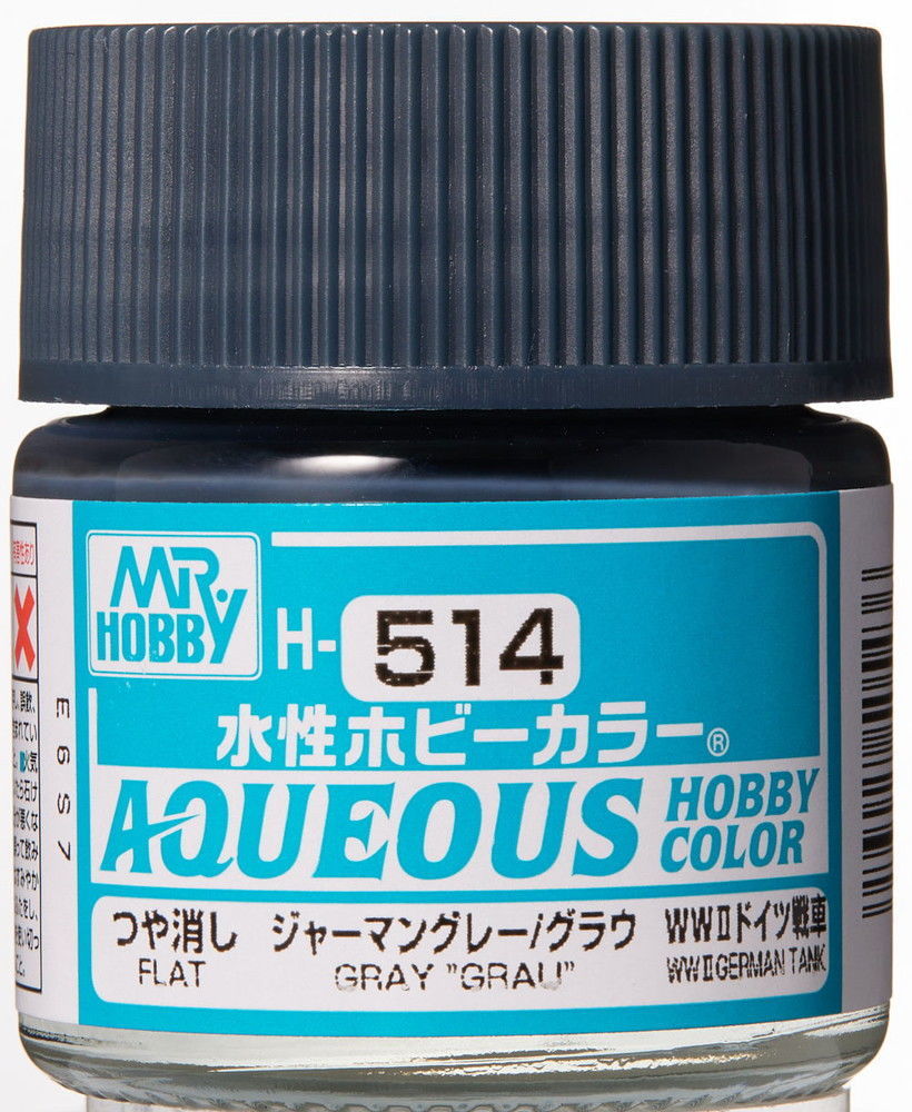 Mr Hobby -Gunze Aqueous Hobby Colors (10 ml) Gray Grau