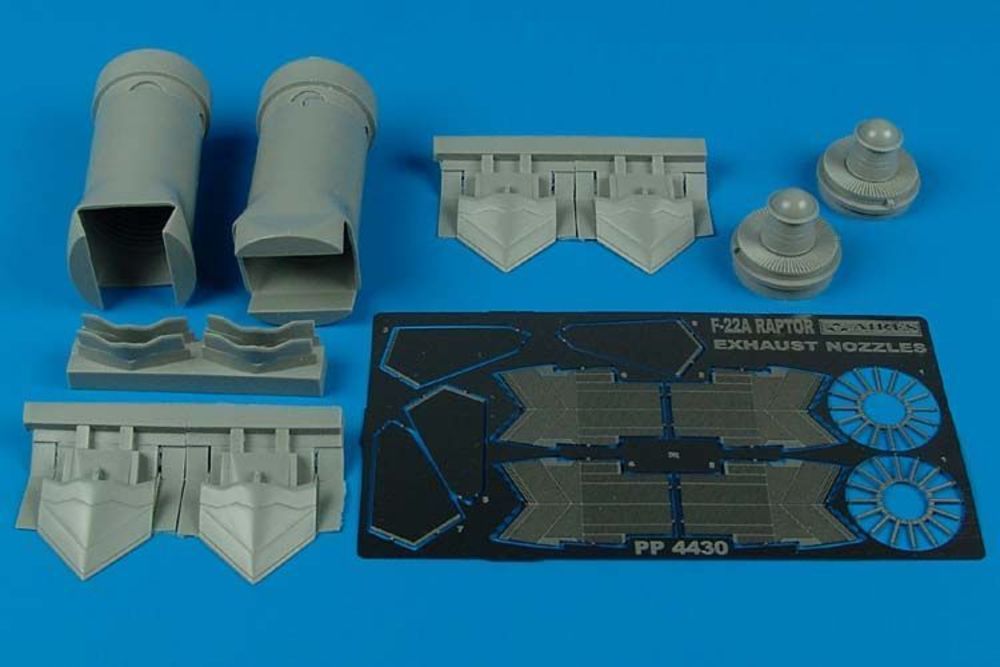 F-22A Raptor exhaust nozzle f��r Academy Bausatz