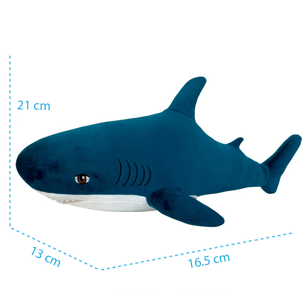 Plush toy WP MERCHANDISE Shark turquoise, 100 cm