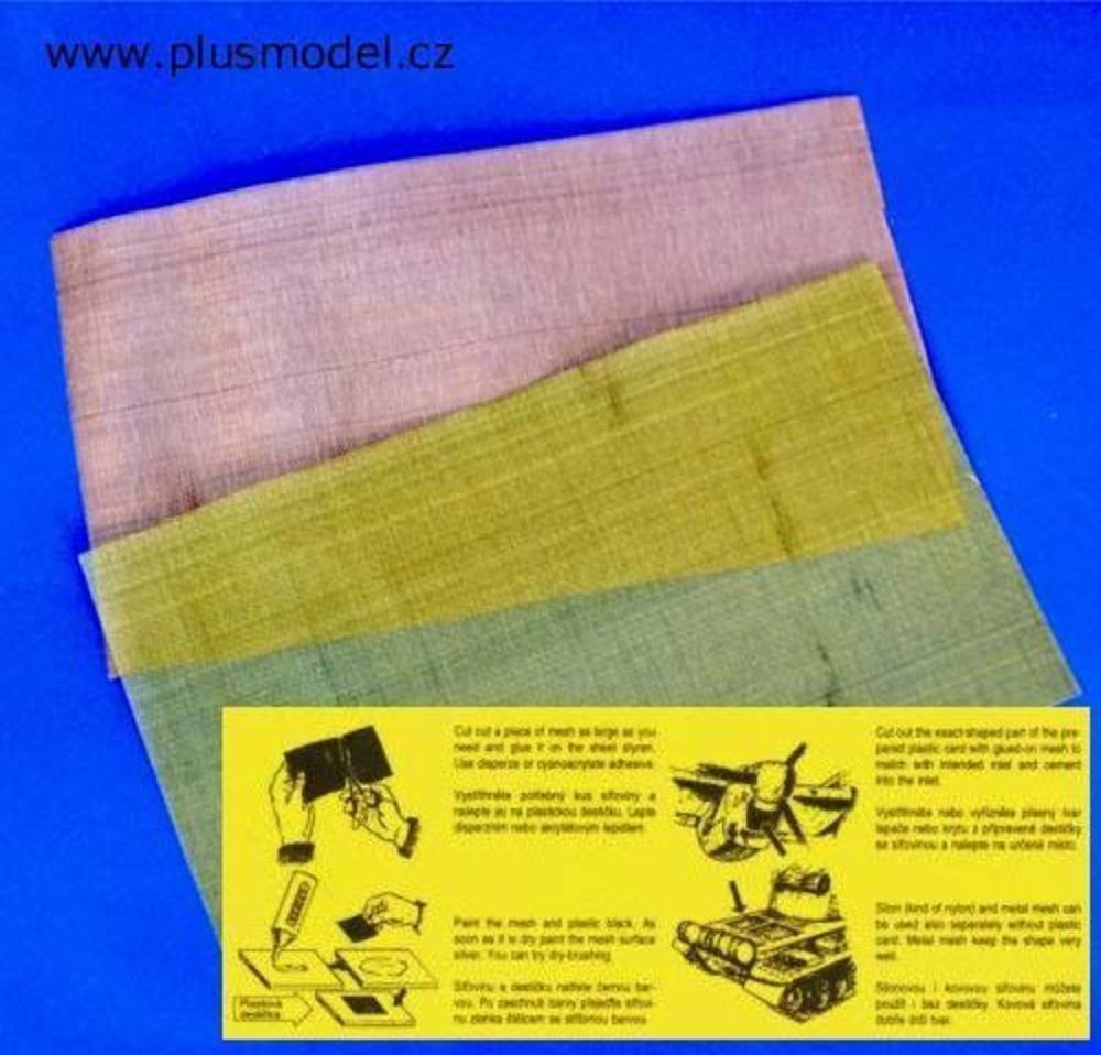 Gitternetz-grob Aus Nylon, vor allem f��r den Ma��stab 1/48 geeigne