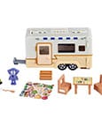 Bluey Action Figure with Vehicle Bluey Caravan
