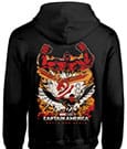 Captain America Brave New World Hooded Sweater Crushed Sheild Size L