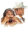 Bud Spencer & Terence Hill 3D Tin Sign Bud & Terence 45 x 45 cm