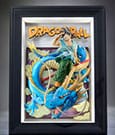 Dragon Ball Z Tamashii Art 3D Relief Picture Son Goku & Dragon 27 cm