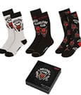 Stranger Things Socks 3-Pack 38-45 Hellfire Club