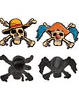 One Piece Pins 2-Pack Luffy & Buggy