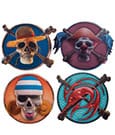 One Piece Coaster 4-Pack Characters #1