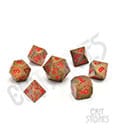CritStones Metal Dice Set Rage Within (7)